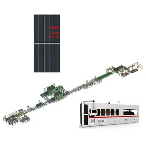 Test del modulo solare tester flash del pannello solare 20mw 30mw 50mw 100mw costo della linea di produzione del pannello solare