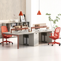 Meubles de bureau modernes de style européen sur mesure, poste de travail en espace ouvert, bureau de haute qualité à vendre