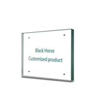 Fabricant chinois de plaques en cristal K9, logo personnalisé, récompenses, trophée en cristal transparent, fait à la main, rectangle, durable, impression UV, sablage