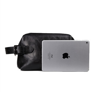 Pochette casual coreane commercio all'ingrosso nero da uomo borsa piccola MOQ custom morbida <span class=keywords><strong>pelle</strong></span> PU pochette - Product Image 5