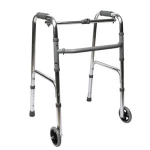 Dual-Wheel Aluminum Alloy <b>Walker</b> & <b>Rollator</b> Elderly Mobility Aid for Health Care & Rehabilitation Training Equipment - Product Image 3