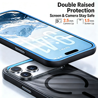 Coque fine anti-rayures et anti-empreintes avec texture ondulée mate, aimant intégré et protection antichute pour iPhone 18 17 Pro Max 16 Pro