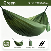 Hamac à corde ultra-fin à ouverture rapide, balançoire portable d'été pour le camping et la randonnée, capacité de charge de 200 kg 2