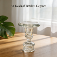 Vente en gros de chandeliers en verre épais transparent, résistants à la chaleur, écologiques, avec couvercle réutilisable, décoration de la maison, mariage