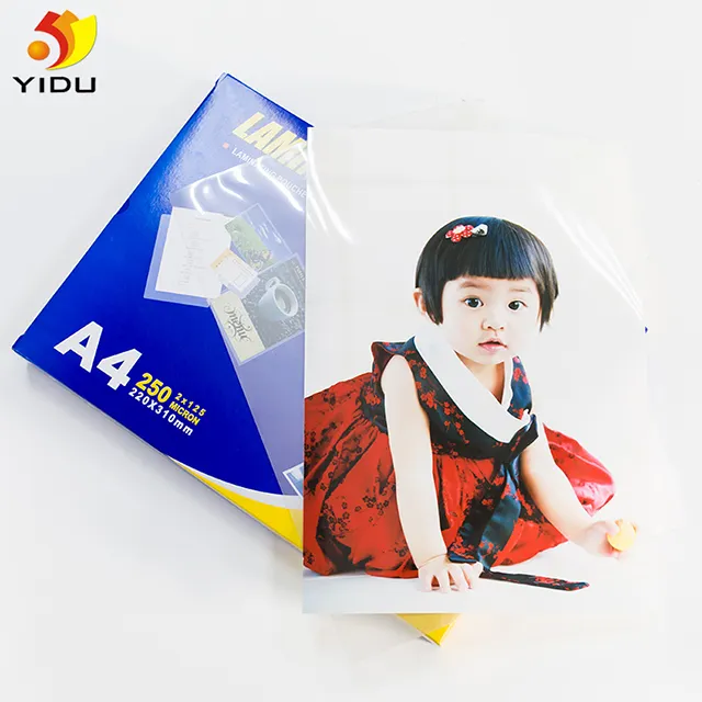 Yidu оптовая продажа печатных размеров 9x11,5 дюймов 3mil термальные ламинирующие мешочки