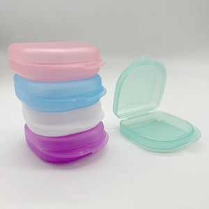 Dental <b>retainer</b> <b>case</b>, braces <b>case</b>, perforated dentures, orthodontic plastic tray <b>case</b>, small and medium-sized open source - Product Image 3