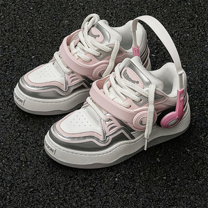 <span class=keywords><strong>Sneakers</strong></span> Chunky Personalizzate per Uomo e <span class=keywords><strong>Donna</strong></span> OEM ODM Basso MOQ Scarpe Casual <span class=keywords><strong>con</strong></span> Plateau e Chiusura in <span class=keywords><strong>Velcro</strong></span> per Skateboard 2026 - Product Image 2