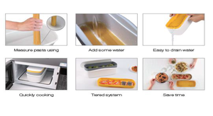 Cocina de <span class=keywords><strong>Pasta</strong></span> para microondas <span class=keywords><strong>y</strong></span> vaporizador - Product Image 3