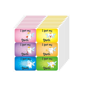 Autocollants pour dents Récompense Autocollants mignons Récompense dentaire Cadeau Prix et cadeaux pour les enseignants Récompense Fournitures scolaires Incitations - Product Image 1