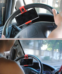 Soporte Universal para Teléfono Móvil con Clip para Volante de Coche, Soporte para Cámara GPS de Bicicleta/Auto, Soporte para Teléfono/Volante - Product Image 2