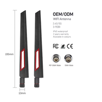 Amplificateur Wi-Fi double bande Xls-L600 10 DBi 2,4 GHz et 5 GHz, antenne universelle pour routeur