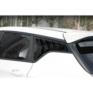 For Geely Coolray Car Rear Triangle <b>Window</b> Shark Cheek Trim Body Kit Rear Side <b>Vent</b> <b>Window</b> Trim Cover Modification Part - Product Image 4