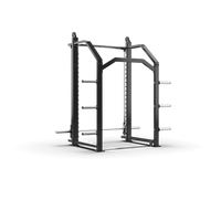 Máquina Smith Multifuncional de Alta Resistencia, Ajustable, Unisex, con Cable Cruzado, Soporte para Sentadillas, Comercial, Metálica, para Gimnasio