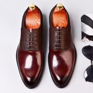 Zapatos Oxford de cuero retro de lujo, antideslizantes, vintage, para bodas, negocios, para hombre, cómodos y que aumentan la altura - Product Image 2