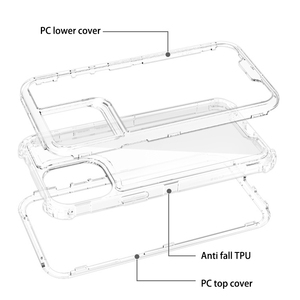 GSCASE 3 en 1, armadura híbrida resistente, funda transparente defendida, funda resistente para teléfono para <span class=keywords><strong>MOTOROLA</strong></span> MOT <span class=keywords><strong>Edge</strong></span> 40 Neo para MOT G24 Power - Product Image 3