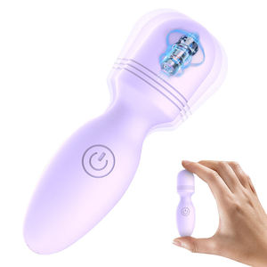 Delove Bowling Mini Stick 10 frekuensi USB isi ulang tongkat pijat wanita menyenangkan kecil AV <span class=keywords><strong>Vibrator</strong></span> untuk dewasa - Product Image 1