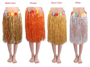 KarlNiko Gonna Hawaiana a Doppio Strato da 24 Pollici, Ispessita, con Motivi Floreali, Colori Assortiti, per Adulti e Bambini - Product Image 4