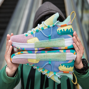 Zapatillas de entrenamiento de baloncesto profesionales para hombre, zapatillas de baloncesto de talla extra grande, zapatillas deportivas informales para estudiantes, zapatillas para correr - Product Image 4