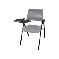 Chaise ergonomique pour étudiants avec tablettes d'écriture, chaise pour étudiants, chaise de salle de formation avec coussin