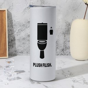 Vaso Térmico de Acero Inoxidable de 20oz con Diseño de Inodoro - Product Image 4