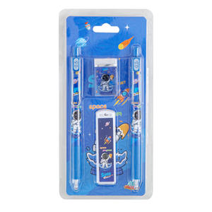 <span class=keywords><strong>Crayon</strong></span> mécanique en plastique à thème spatial <span class=keywords><strong>kawaii</strong></span>, vente en gros de fournitures scolaires professionnelles, avec recharges de mine, ensemble de papeterie - Product Image 5