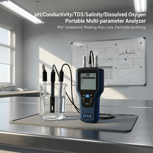 Lohand China High Accuracy Portable Multi-parameter <strong>Dissolved</strong> <strong>Oxygen</strong> Detector PH Conductivity Sensor TDS <strong>Salinity</strong> Test - Product Image 3