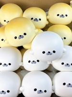 Jouet Squishy Kawaii en forme de phoque géant, doux, à remontée lente, anti-stress, pour enfants et adultes
