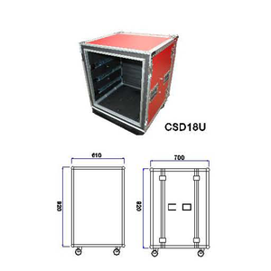 Équipement de montage pour amplificateur de moteur, coffre de vol avec deux côtés - Product Image 6