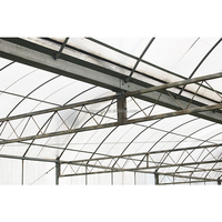 IGREEN grande serre en plastique multi-travée pour plantes serre serre-toiture-matériau grand