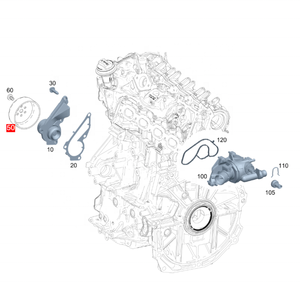 Nouvelle Poulie de Guidage de Pompe à Eau A2822060019 210510501R 210104880R pour Moteur <span class=keywords><strong>Renault</strong></span> - Product Image 4
