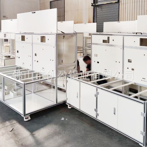 Aluminum Profile Vibration Frame 6063 6000 Series Anodized Industrial Machinery Rack Foshan - Product Image 4
