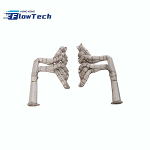Colectores de Escape de Alto Rendimiento FlowTech T304 de Acero Inoxidable con Protector Térmico para Aston Martin DB9 6.0L V12, Ajuste Directo - Product Image 6