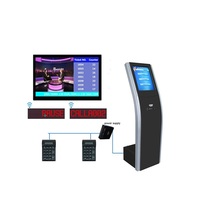 Wave Tec QMS Système électronique de gestion des files d'attente Affichage libre-service pour équipement de service