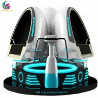 Vente directe d'usine, chaise œuf 9D, 3 places, simulateur de jeu de réalité virtuelle à 360 degrés, cinéma