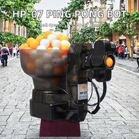 Robot de ping-pong HP-07, machine de service de tennis de table, vitesse et fréquence de rotation réglables, entraînement professionnel, unité de jeu pour salle d'arcade