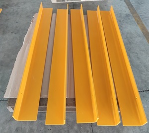 Viga Anticollisión Metálica en Forma de L para Almacén, Dispositivo de Protección de Barandilla de Seguridad de Acero, Poste de Barandilla de Seguridad Industrial - Product Image 1