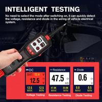 Probador de Circuitos para Automóviles TopDiag P150 12V 24V, Probador de Sistemas Eléctricos Automotrices, Sonda de Potencia, Herramienta de Diagnóstico de Inyectores y Baterías