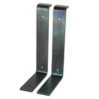 Supports d'étagère d'angle en acier métallique personnalisés robustes de haute qualité
