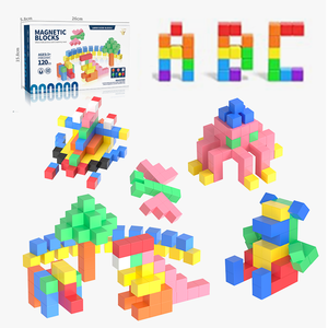 Nouveauté 2025 : Ensembles de jouets éducatifs magnétiques carrés transparents en plastique écologique de 2,5 cm – Vente en gros usine - Product Image 5