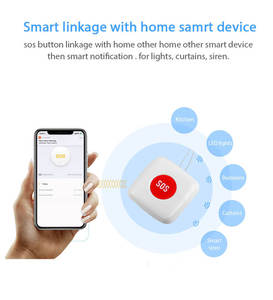 ZB-SOS-2 Tuya อุปกรณ์ฉุกเฉินอัจฉริยะสำหรับผู้สูงอายุ Zigbee ปุ่มกดขอความช่วยเหลือฉุกเฉิน พร้อมอุปกรณ์การแพทย์ - Product Image 2