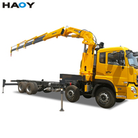 Grue de chantier articulée à bras pliable à commande proportionnelle HAOY 16 tonnes