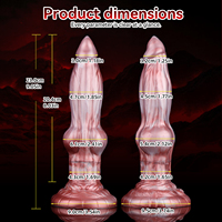 YOCY Dog Knot Anal Dildos Inflatable Butt Plug Huge Anal Dilation Plug Sex Toys for Women Men BDSM G-Spot Prostate Massage