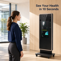 Miroir Intelligent de Bien-être IA Non Invasif avec Capteur Alimenté par Prise, Analyseur de Santé Intelligent pour Centres de Gestion du Poids et de Style de Vie