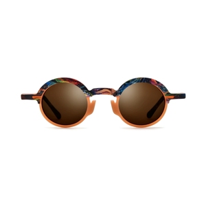 Lunettes de soleil rétro rondes à monture intégrale, verres miroir, protection UV 100%, style décontracté pour femmes adultes - Product Image 3