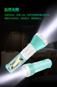 Mini linterna LED portátil, linterna impermeable recargable por USB, luz blanca para emergencias, hogar y Camping - Product Image 3
