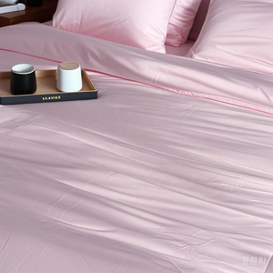 Customized Luxury Hotel Bedding Set 100% Cotton Deep Pocket with 2 Pillow Shams Plain <strong>Floral</strong> Pattern <strong>Fitted</strong> <strong>Sheet</strong> for Home Use - Product Image 4