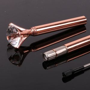 08 Personality Crystal <b>Pen</b> Bling Metal Ballpoint <b>Pen</b> Office and School Custom Logo Promotional Stationery <b>Gift</b> - Product Image 4