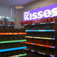 Écran d'étagère intelligent de supermarché au détail Affichages LED de bord d'écran de bande Led Gob polychrome