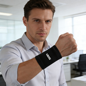 VBOSi 1 Stück Handgelenkbandage, Leichte Elastische Gestrickte Handgelenkstütze für Arbeit, Tippen, Fitness-Training, Gym, Damen und Herren - Product Image 2