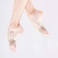 Dttrol D017000 Vente en gros de chaussures de danse moderne Baili quatre trous vêtements de danse classique tongs pour pieds pratique pour femmes